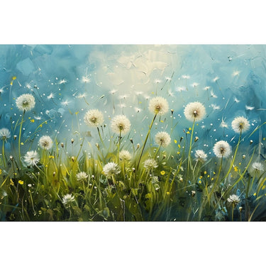 Flower Field Oil Canvas